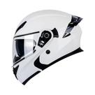Capacete De Motocicleta Masculino Com Viseira Dupla, Proteção Solar, Para Todas as Estações, Para