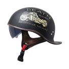 Capacete De Motocicleta Masculino De Verão, Capacete Aberto Com Espelho Interno, Capacete De
