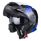 Capacete de Motocicleta Modular AHR Run-M3 com Viseira Dupla