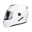Capacete de Motocicleta Modular com Viseira Dupla e Certificação DOT - Unissex Capacete de Motocicleta Modular com Viseira Dupla e Certificação DOT - Unissex