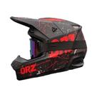 Capacete De Motocicleta Off-Road Para Jovens Aprovado Pelo DOT Com Óculos De Proteção, Modelo