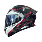Capacete De Motocicleta Unissex Aprovado Pelo DOT Com Visor Solar Duplo E Equipamento De Proteção Capacete De Motocicleta Unissex Aprovado Pelo DOT Com Visor Solar Duplo E Equipamento De Proteção