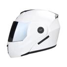 Capacete De Motocicleta Unissex Certificado DOT Com Lente Dupla E Visor Modular Rebatível Capacete De Motocicleta Unissex Certificado DOT Com Lente Dupla E Visor Modular Rebatível