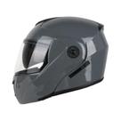 Capacete De Motocicleta Unissex Certificado DOT Com Lente Dupla Modular E Visor De Segurança