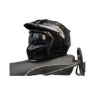 Capacete De Motocicleta Vintage Black Warrior, Capacete Integral E Meio Capacete Para Passeios E