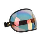 Capacete De Motocicleta Vintage Retrô Aberto Uchoose, Compatível Com Todos Os Modelos, Com Viseira