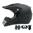 Capacete de motocross SanQing Trend Full Face certificado DOT Black XL Capacete de motocross SanQing Trend Full Face certificado DOT Black XL
