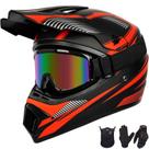 Capacete de motocross Yesmotor Youth Kids Full Face DOT Red M Capacete de motocross Yesmotor Youth Kids Full Face DOT Red M