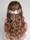Capacete de noiva Wedding Hair Vine Pearl Bridal para noivas e meninas