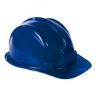 Capacete De Proteção EPI Azul Segurança Em Obras E Construção Aba Dura