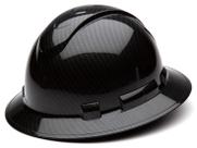 Capacete de proteção Pyramex Ridgeline Full Brim 4 pontos com catraca preta