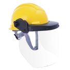 Capacete de Segurança Amarelo com Protetor Facial 10"" 960C - 3255 - LEDAN