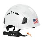 Capacete de segurança Aolamegs Vented Hard Hat White Carbon Fiber