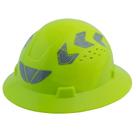 Capacete de segurança Full Brim Hard Hat UNINOVA ventilado preto