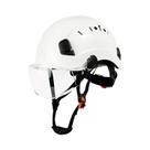 Capacete De Segurança Para Construção Certificado ANSI CE Com Viseira E Óculos De Proteção, Capacete