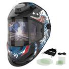 Capacete de soldagem YESWELDER Auto Darkening 6 sensores de arco tipo C