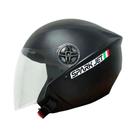 Capacete ebf aberto c/vis. spark jet solid preto fosco-60