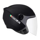 Capacete ebf aberto (c/viseira0 spark jet solid preto-56