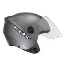 Capacete ebf aberto (com viseira) spark jet solid chumbo-60