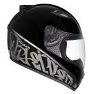 Capacete Ebf New Spark Black Edition 3 Prata Fosco Moto