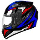 Capacete Ebf New Spark Flash Azul e Vermelho