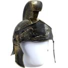 Capacete Elmo pra Festa Fantasia de Carnaval Halloween 300 Soldado Guerreiro Romano Esparta com Crista Removível de Luxo Prata ou Dourado