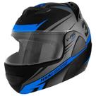 Capacete Escamoteável V-Pro Jet 3 Preto E Azul Pro Tork Capacete Escamoteável V-Pro Jet 3 Preto E Azul Pro Tork