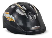 Capacete Esportivo Infantil Bicicleta Bike Preto - Nathor