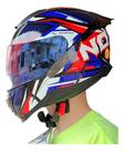 Capacete Esportivo Norisk Razor Sharp Blue/red + Brinde