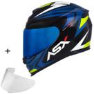 Capacete Esportivo Novo ASX Eagle Street + Viseira Extra Colorida