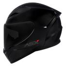 Capacete Fechado ASX City Solid Brilho Masculino Feminino com Viseira Fumê V18B