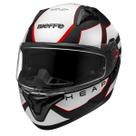 Capacete Fechado Bieffe B40 Beyond Preto e Vermelho Fosco -