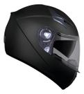 Capacete Fechado EBF X Troy Com óculos interno Sv 218 Solid Cor:Preto FoscoTamanho:56