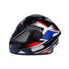 Capacete Fechado EBF XTroy FF 526 Rage Preto/Azul - Segurança e Conforto