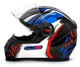 Capacete Fechado FW3 GT5 com Viseira e Narigueira Cor:Preto/Azul/BrancoTamanho:56 Capacete Fechado FW3 GT5 com Viseira e Narigueira Cor:Preto/Azul/BrancoTamanho:56