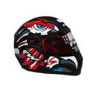 Capacete Fechado Fw3 Gtn Eagle Vermelho Com Azul Capacete Fechado Fw3 Gtn Eagle Vermelho Com Azul