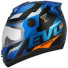 Capacete Fechado Masculino G8 Evo Cristal + Narigueira Tork