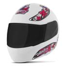 Capacete Fechado Moto Liberty 4 Girls Viseira Fumê Pro Tork Feminino Segurança Conforto Capacete Fechado Moto Liberty 4 Girls Viseira Fumê Pro Tork Feminino Segurança Conforto