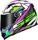 Capacete Fechado Moto Ls2 FF358 Classic Xdron Rosa Pink.