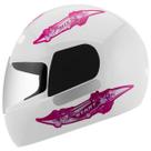 Capacete Fechado Moto Mixs Start For Girls Feminino Segurança Conforto