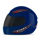 Capacete Fechado Moto Mixs Start Viseira Fumê Masculino Feminino Segurança Conforto