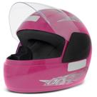 Capacete Fechado Pro Tork Liberty Four 4 com Viseira Cristal Rosa