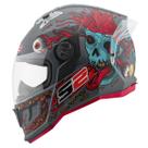 Capacete Fechado Stealth Zombie Fosco Pro Tork Masculino Feminino Segurança Conforto