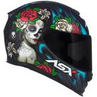 Capacete Feminino Asx Eagle Catrina Vermelho Fosco Esportivo TAM 58