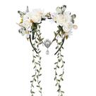 Capacete feminino Flower Crown MOSTORY White Fairy Elf Vine