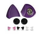 Capacete Flair MagneaTohz Purple Cat Ears para capacete Capacete Flair MagneaTohz Purple Cat Ears para capacete