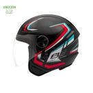 Capacete fly new jet hg vortex pto/vm t-56
