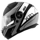 Capacete Givi X21 Globe HX21 FGBBT Preto Cinza Prata