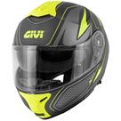 Capacete Givi X21 Shiver HX21 FSHBT Preto Titanium Amarelo