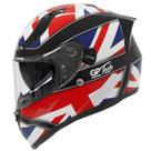 Capacete gp tech v128 uk sv azul-vermelho 61